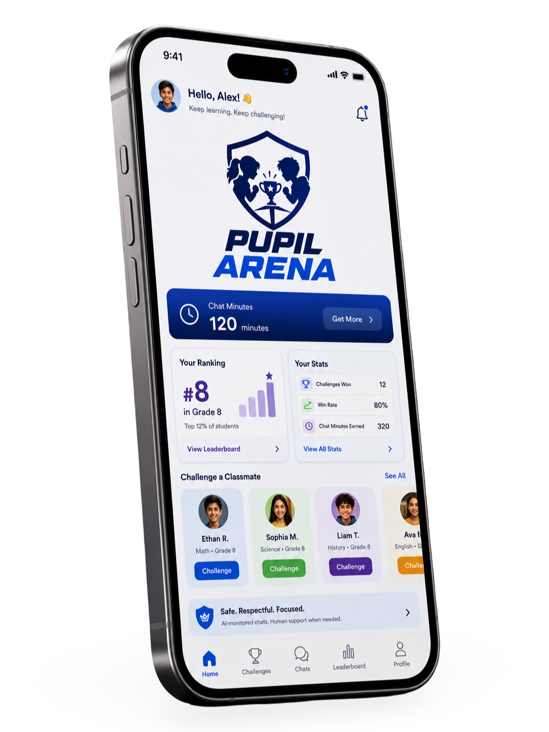 PupilArena app screenshot