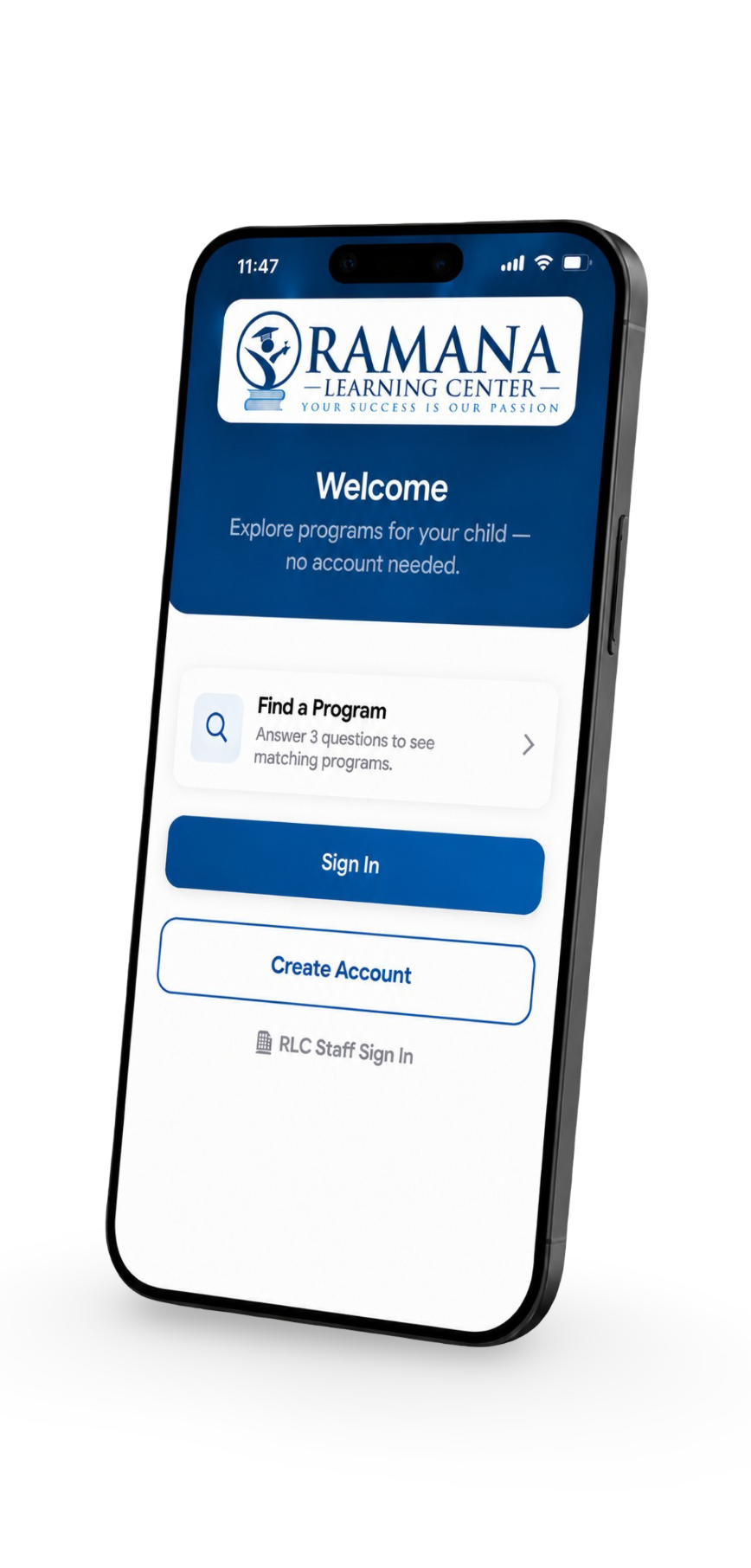 Ramana Learning Center app
